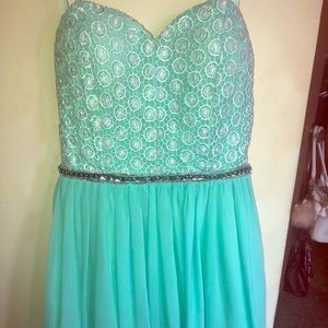 Turquoise Dress